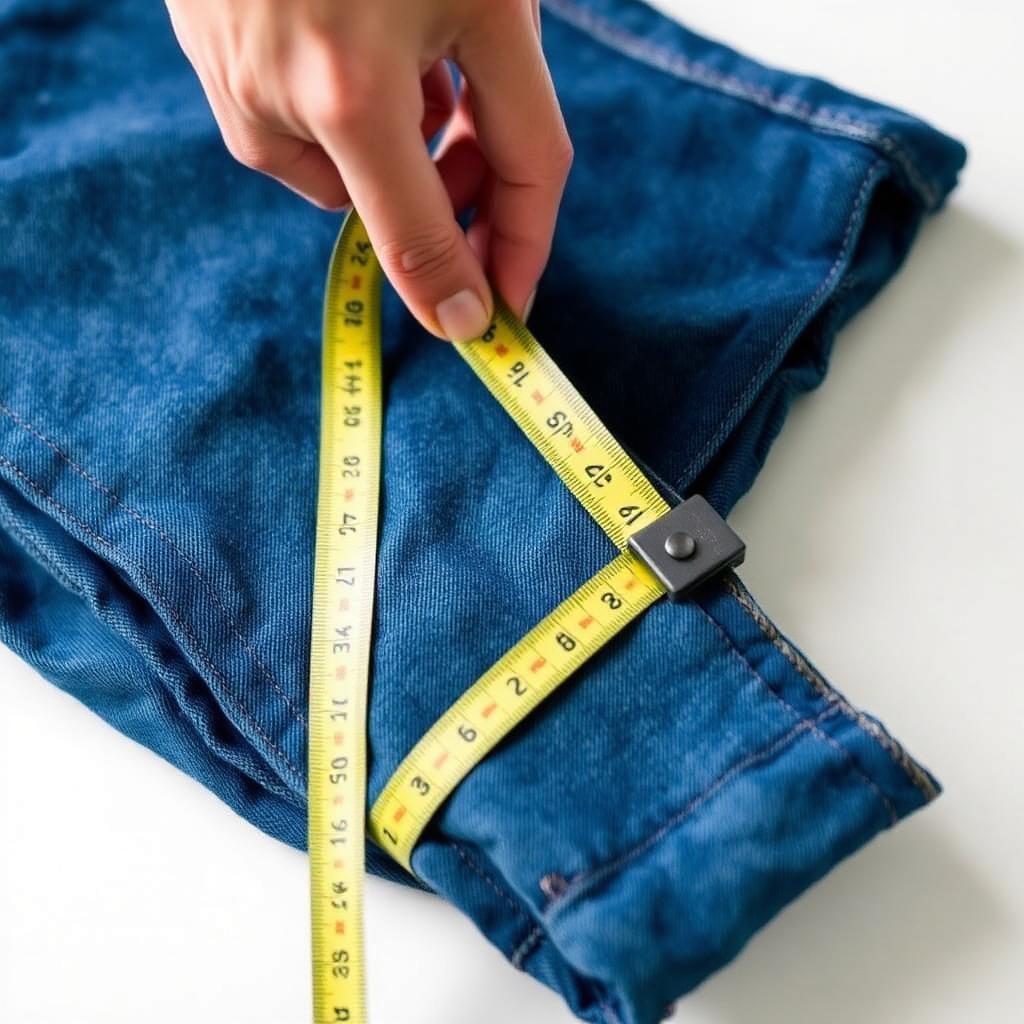 Measurement verification on denim